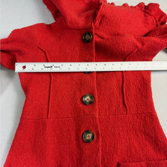 Anthropologie HWR Herlev Boiled Wool Sweater Coat - Picture 9 of 9